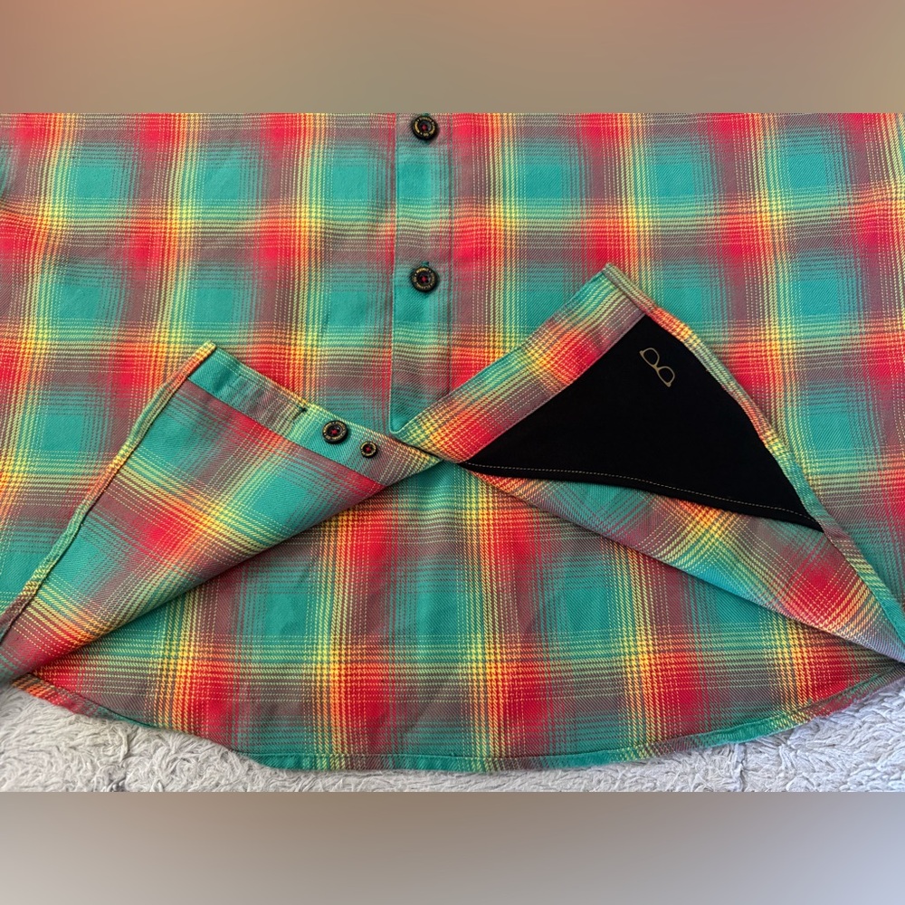 DIXXON Mens The Samson Right Near Da Beach Long Sleeve Button Down Flannel Shirt - Picture 8 of 15
